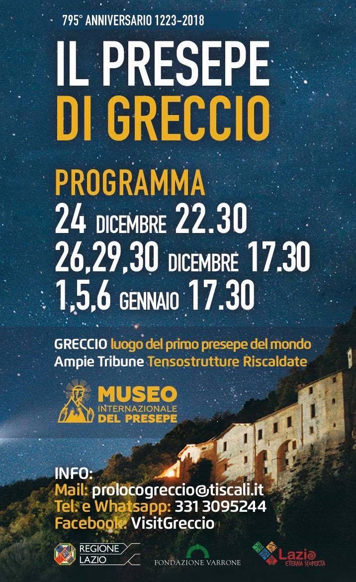 Il Presepe Vivente di Greccio Il Presepe Vivente di Greccio - eventi in sabina