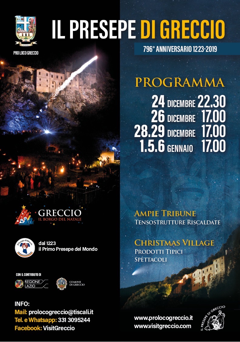 Il Presepe Vivente di Greccio Il Presepe Vivente di Greccio - eventi in sabina